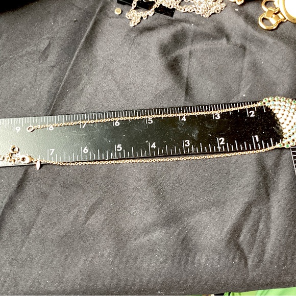 Vintage 1980’s SAQ Mesh Necklace & Earrings Set - Picture 8 of 11